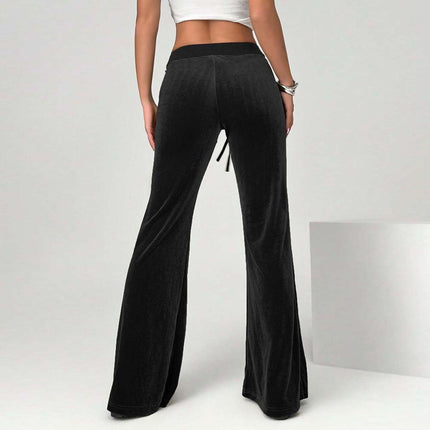 Casual Pants Slimming Wide Leg Trousers