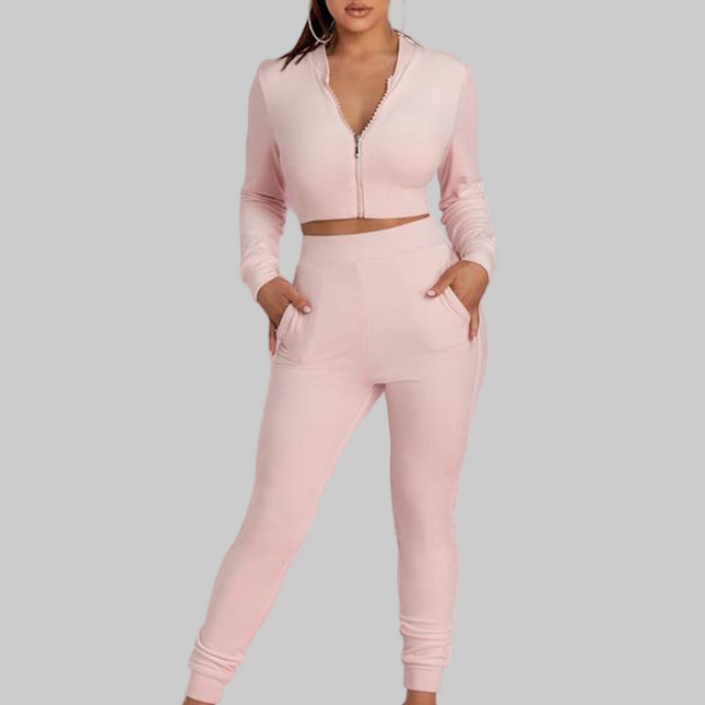 Velvet Slim Set Peachy