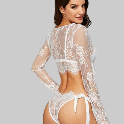 Sexy lingerie beach blouse