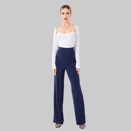 Casual Pants Slim, High-waisted Bell Bottoms