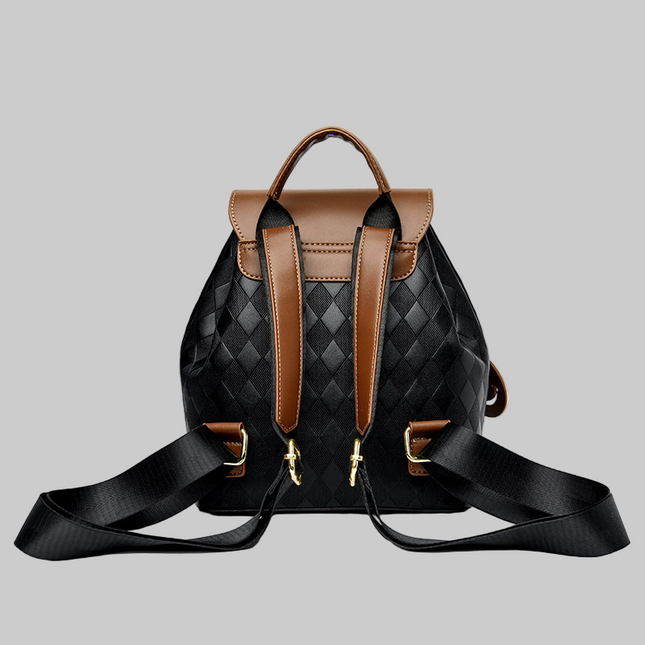 Leather Backpack Shoulder School Travel Back Pack