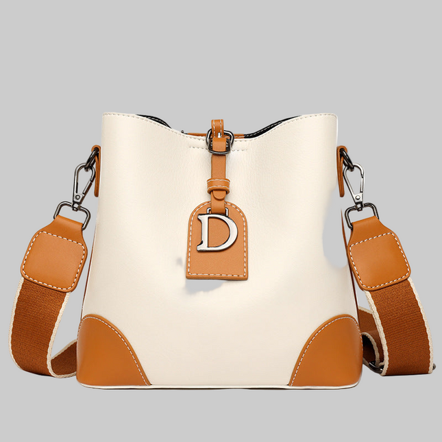 Retro Bucket Hand Shoulder Soft Leather Cross-body Bag