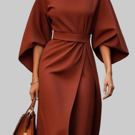 Waist-tighted Elegant Dresses For Women