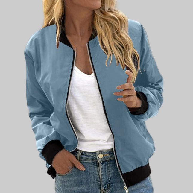 Casual Baseball Jas – Stijlvol Dagelijks Jack voor Dames