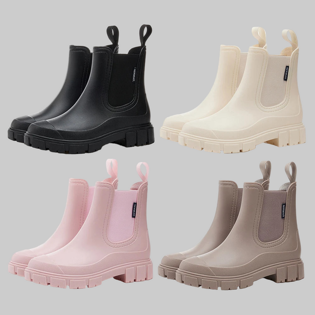 Wellington Boots Thick Sole Short Boots Non-Slip Fashion Rain Boots