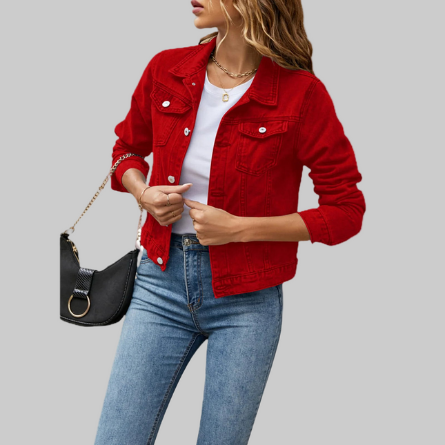 Casual Denim Jacket – Stijlvol Spijkerjack voor Voorjaar en Zomer