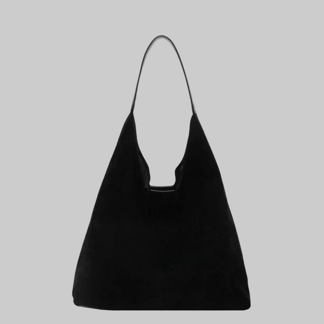 Velvet Zipper 2024 High Quality Shoulder Bag Soft Simple Fashionable Handbag Solid Color Large Capacity Popular Crossbody Bag