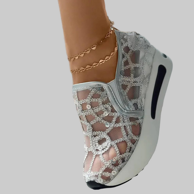 Breathable Knitted Mesh Sneakers