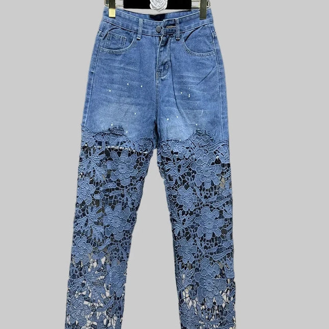 High Waist Patchwork