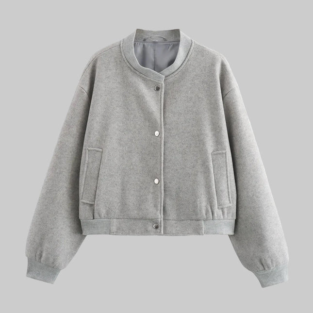 Women Jacket Long Sleeves Button Pocket Lady Coat New In 2024 Autumn and Winter Fashion Casual Elegant Office Women Clothing