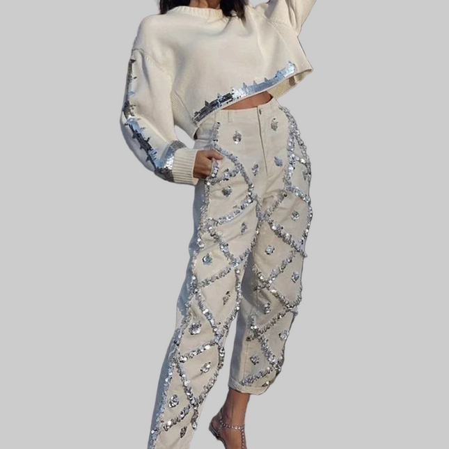 Straight Leg Denim Jeans for Women High Wait Elegant Casual Pockets Vintage