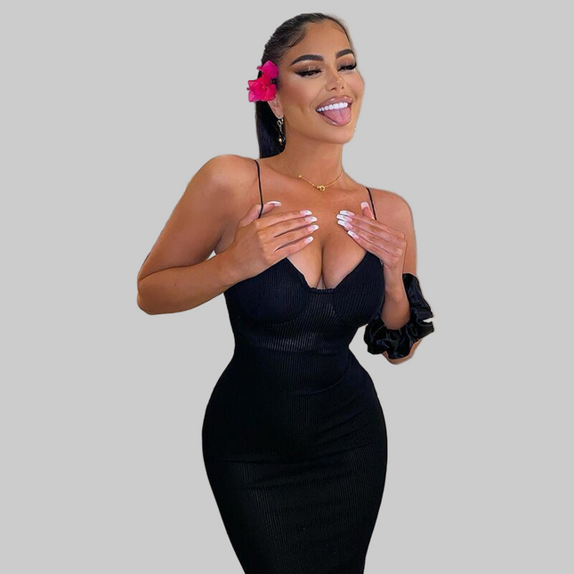 Chest-wrapped Slim-fit Dress Women