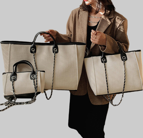 Bucket women's bag large capacity portable single shoulder diagonal chain tote bag