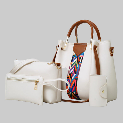 Portable shoulder messenger bag bucket bag