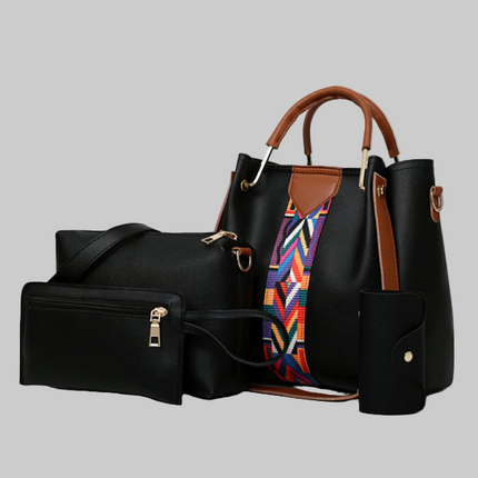 Portable shoulder messenger bag bucket bag