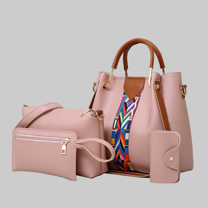 Portable shoulder messenger bag bucket bag