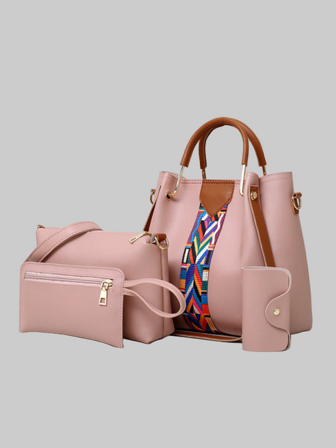 Portable shoulder messenger bag bucket bag