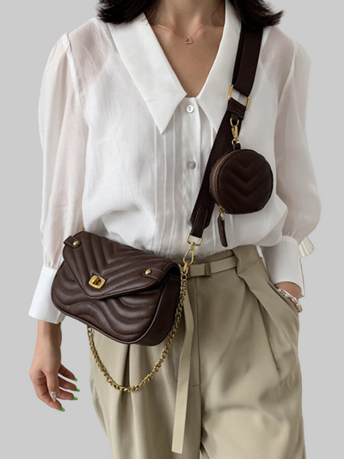 shoulder bag high sense chain messenger bag small bag